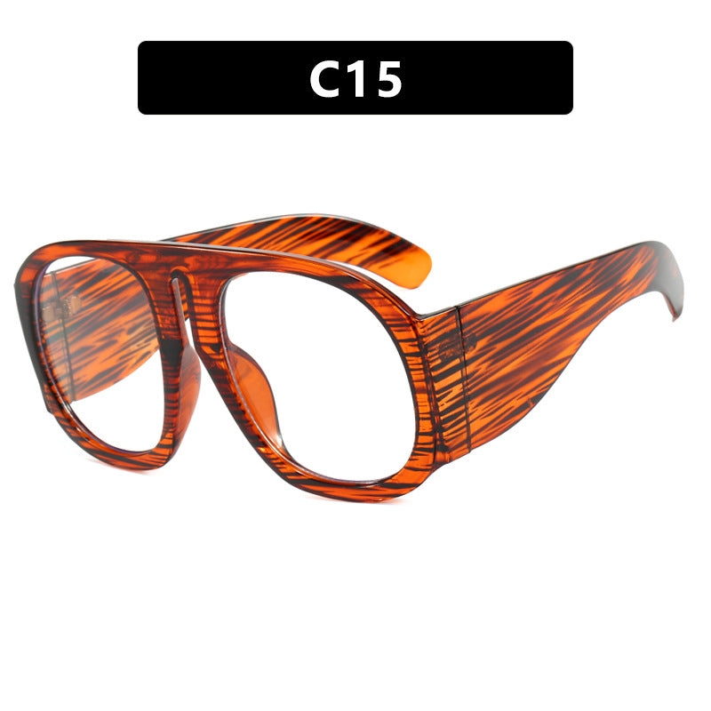 Damen oversized Sonnenbrille mit breitem Rahmen und hoher UV-Schutz Karnz