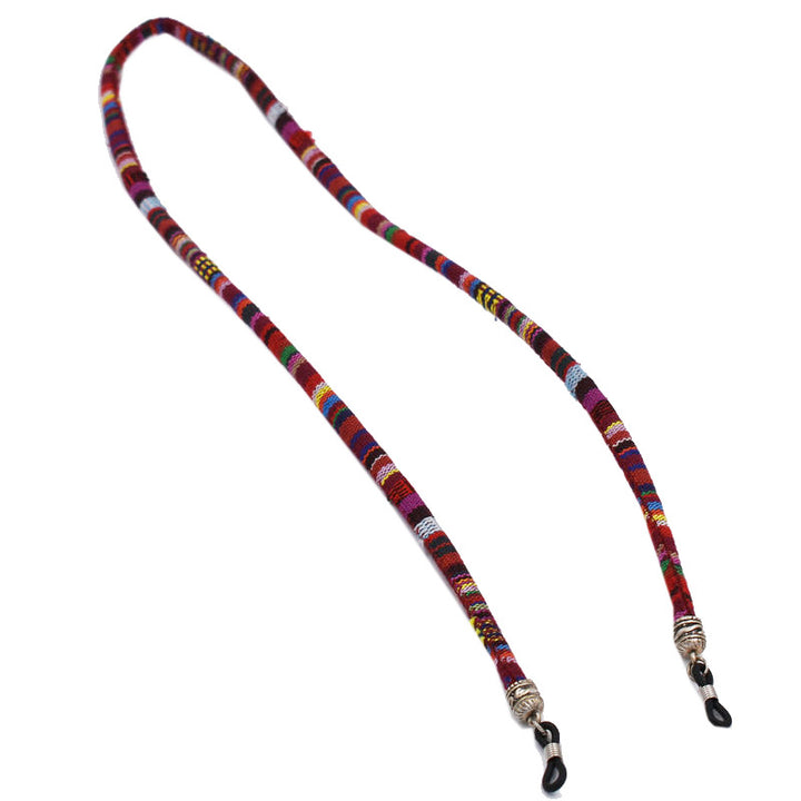Bunte Woven Eyewear Kette Karnz