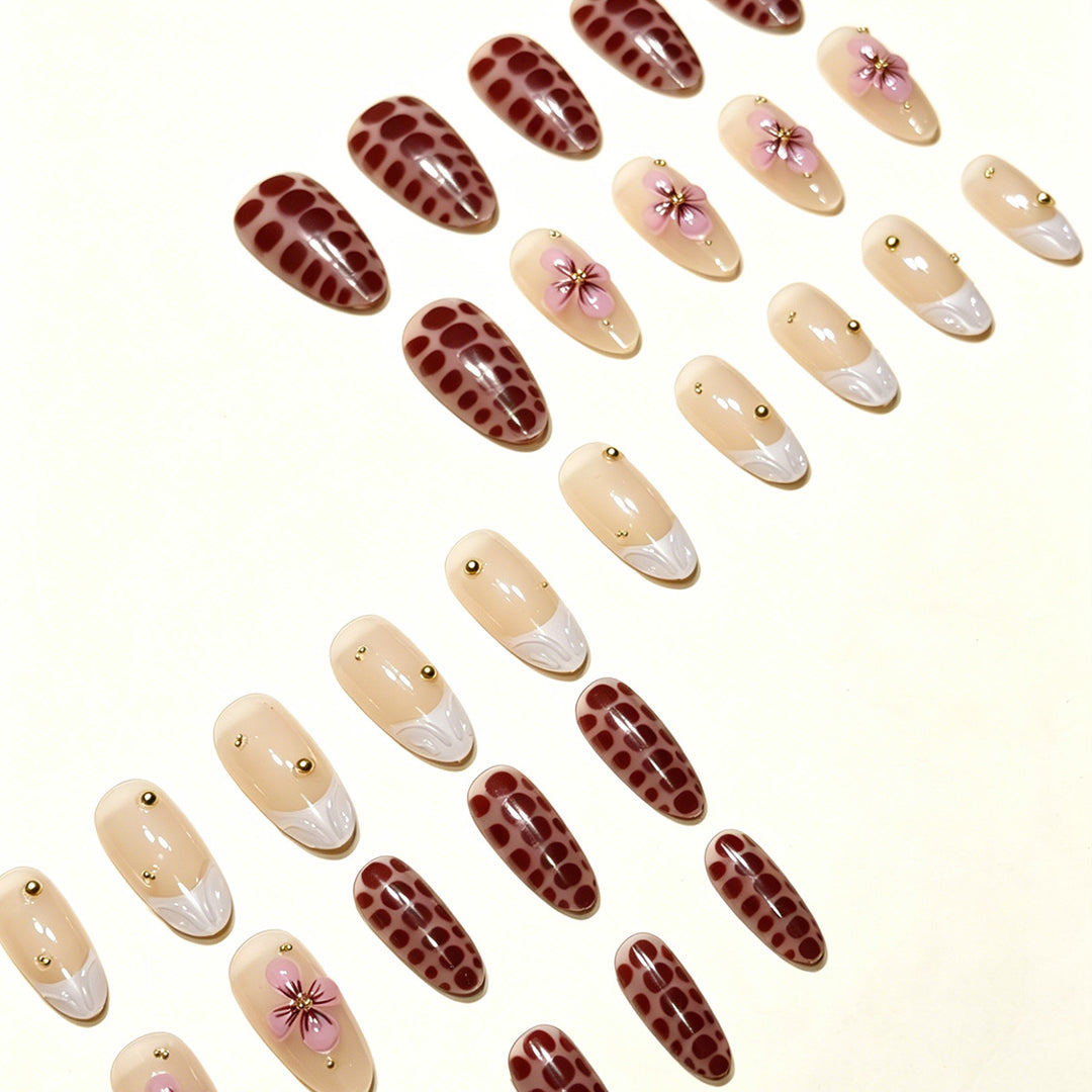 Floral Art Press-On Nail Tips Karnz