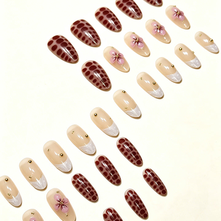Floral Art Press-On Nail Tips Karnz
