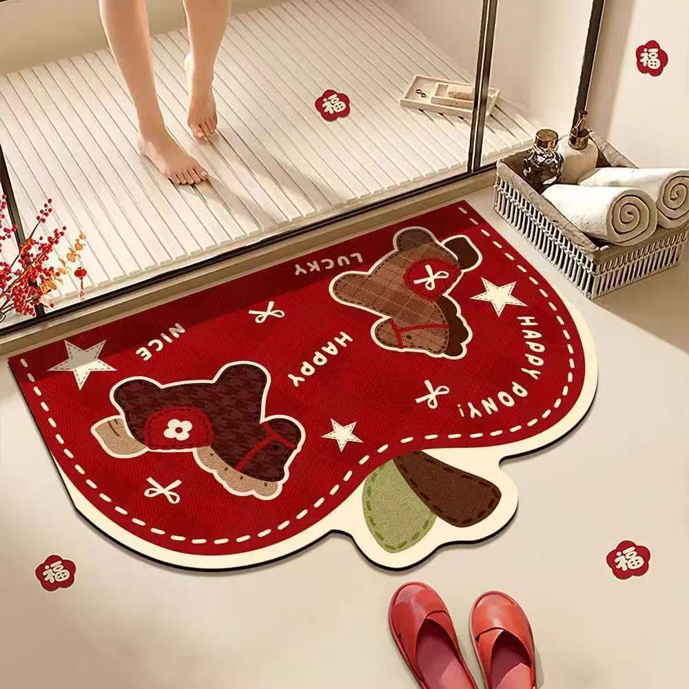 Niedliche tierische Willkommensmatte