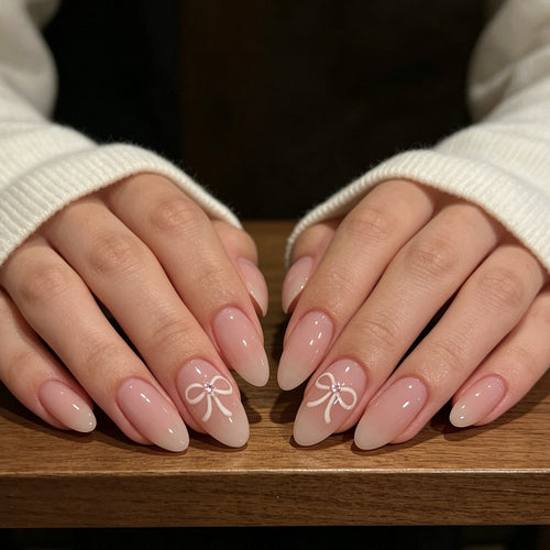 Elegante Spitz-Press-On-Nagelverlängerungen Karnz