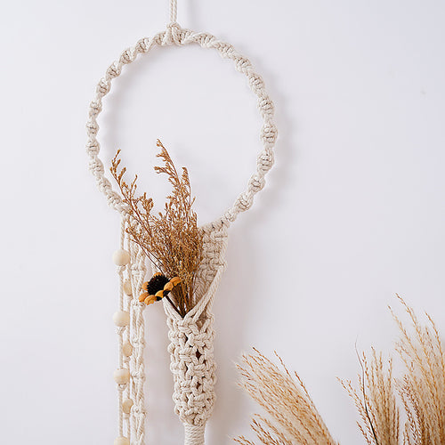 Bohemian Makramee Traumfänger Wandbehang Karnz