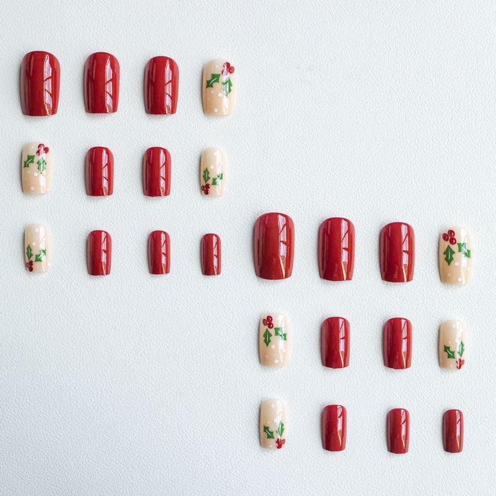 Urlaubs-Themen Blumen Nagelkunst Set