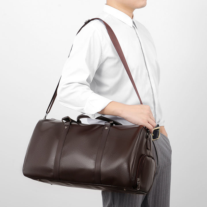 Elegante Leder Wochenendtasche Karnz