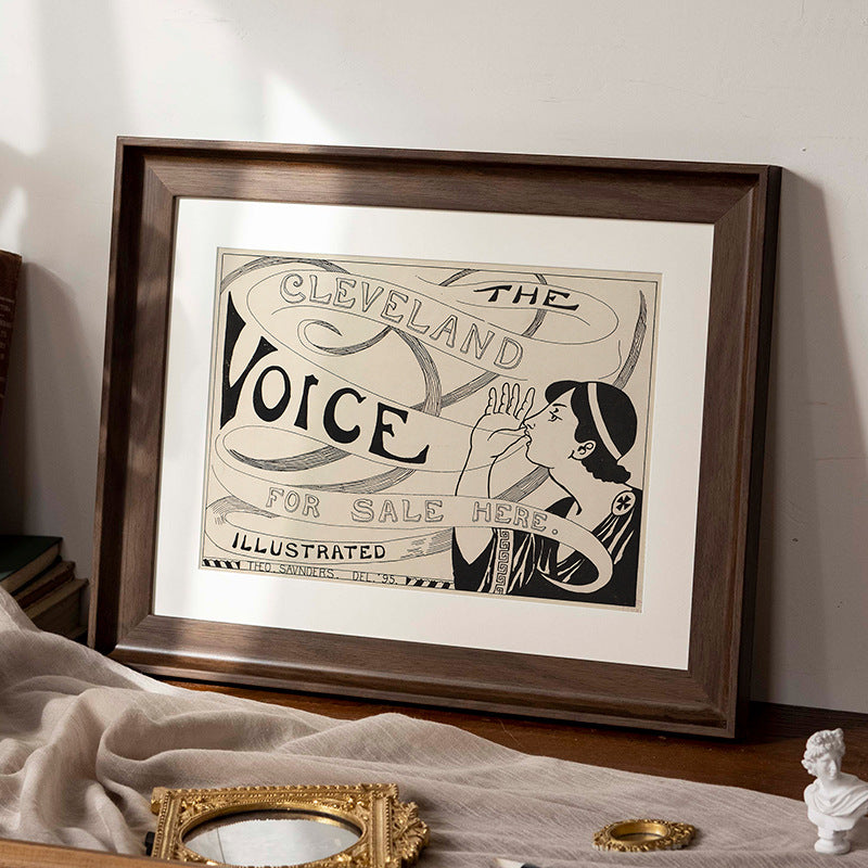 Vintage-inspirierte dekorative Kunstdruckrahmen