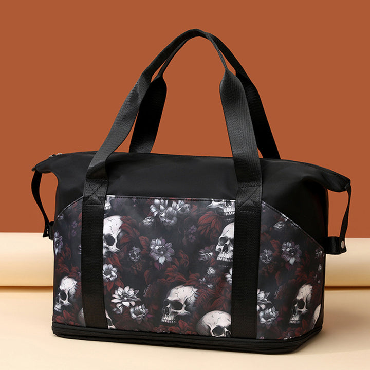 Künstlerisches Schädel-Druck Sport Duffel Tasche Karnz
