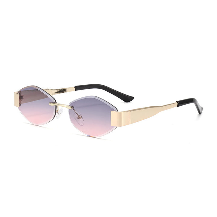 Damen modische Sonnenbrille mit elegantem achteckigen Rahmen und UV-Schutz Karnz