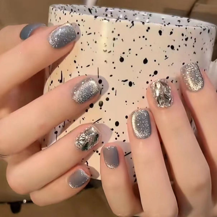 Glamouröse Texturierte Press-On Nagelspitzen Karnz