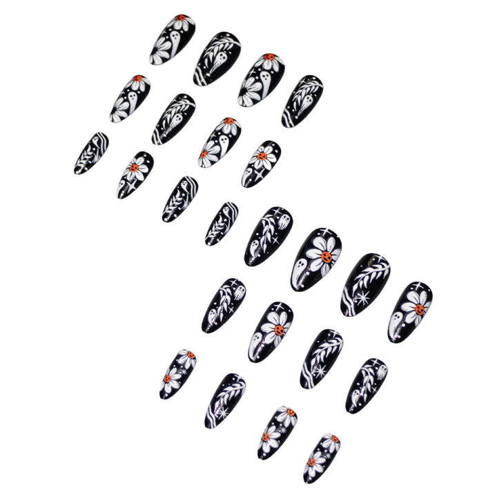 Gothic Floral Nail Art Set