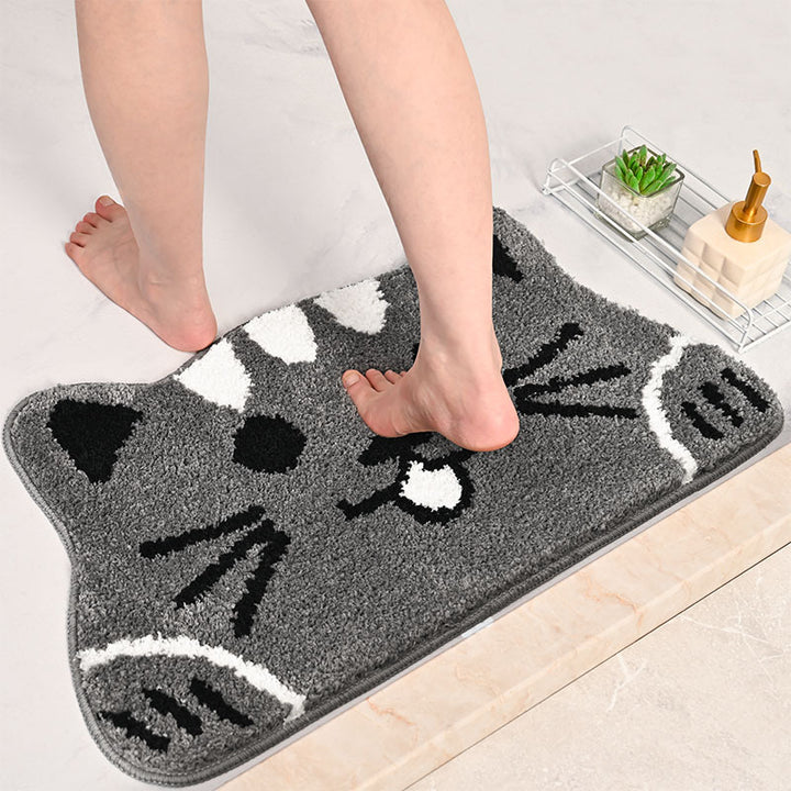 Verspielt Katzen-Themen Badezimmermatte Karnz
