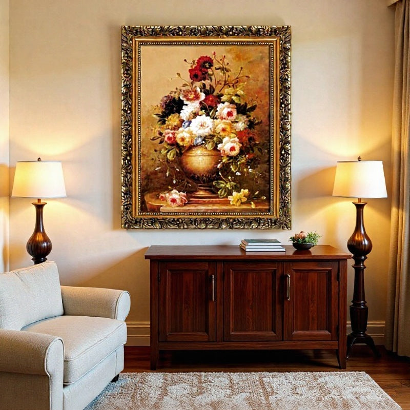Klassische Blumen Wandkunst Print