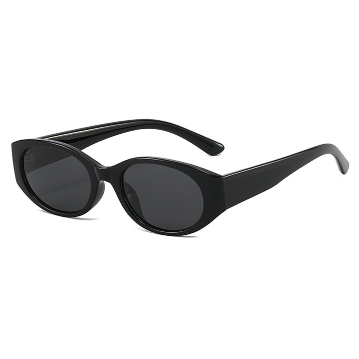 Damen modische Sonnenbrille mit geschwungenem Design und eleganter Form Karnz