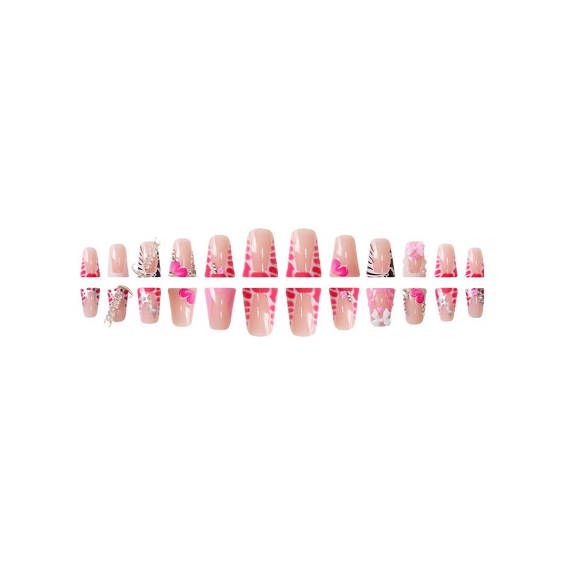 Floral Design Press-On Nail Set Karnz