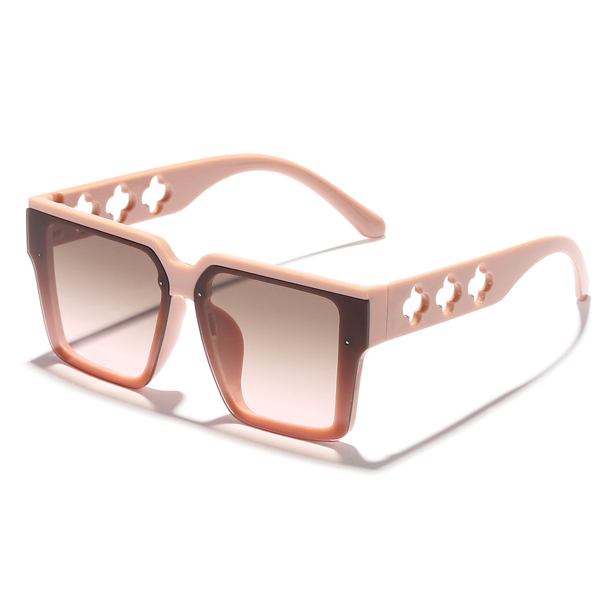 Damen modische quadratische Sonnenbrille mit einzigartigem Design Karnz