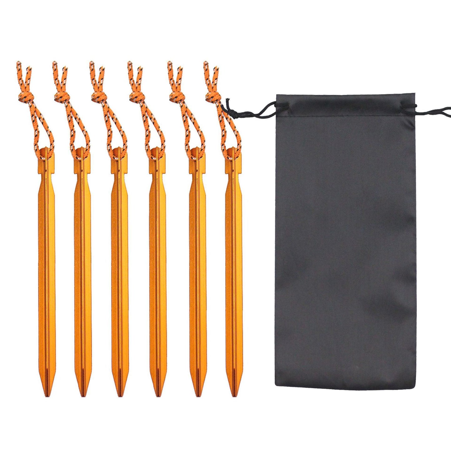 Unisex Aluminium Zeltspitzen Set Karnz