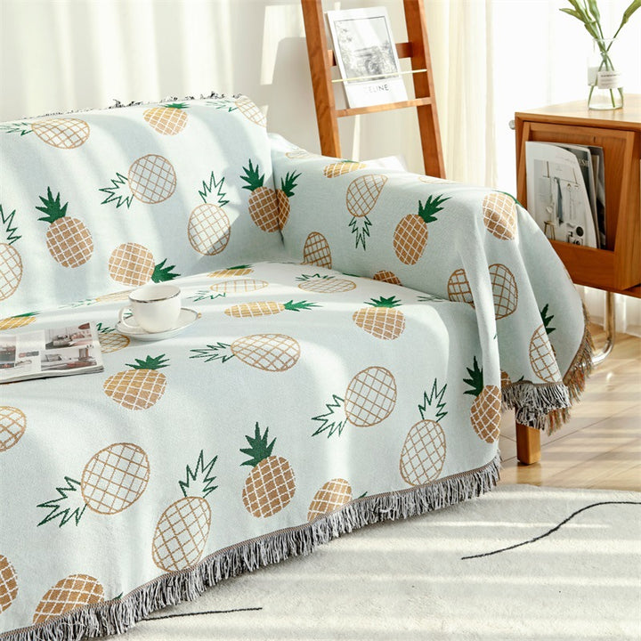 Ananas gemusterter Sofabezug