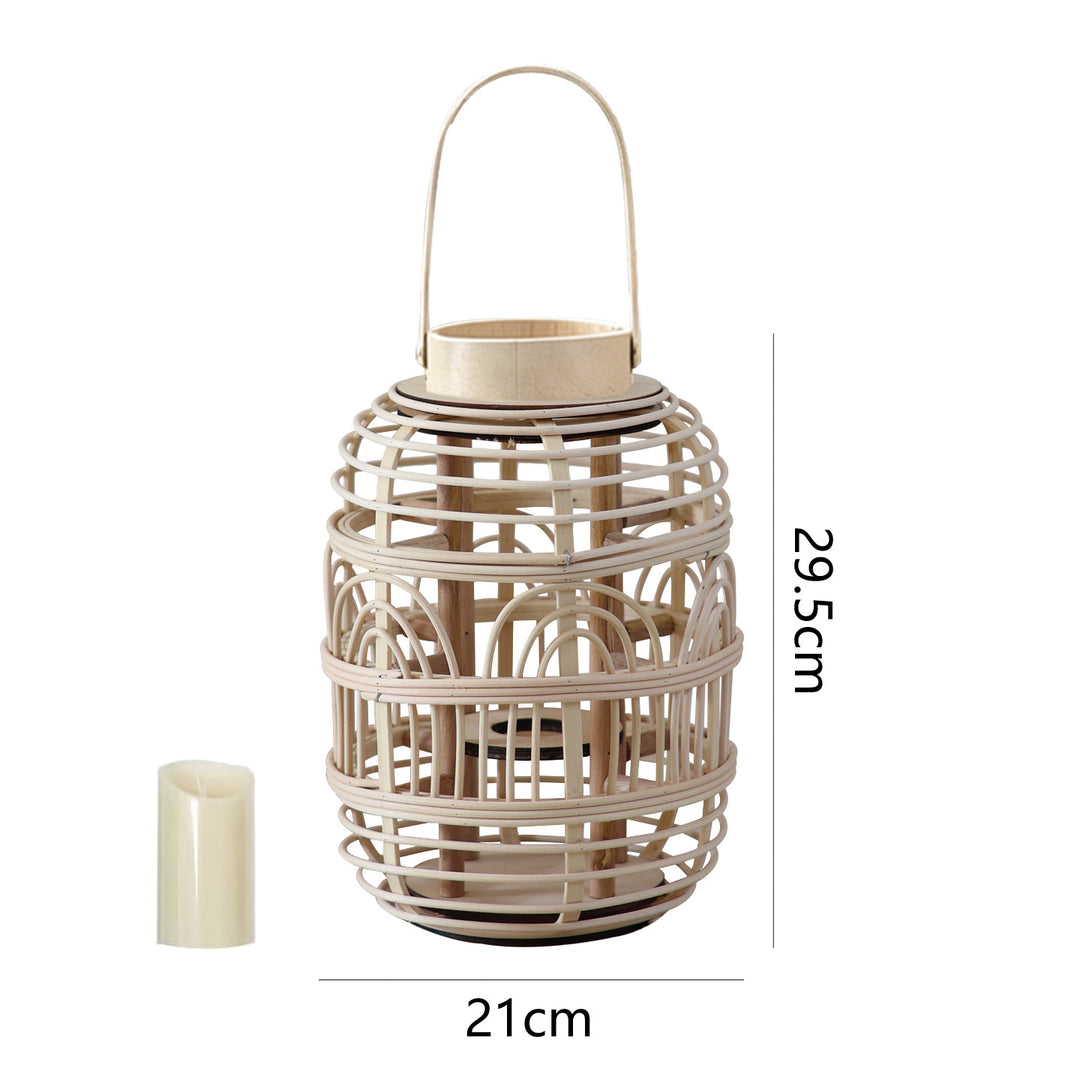 Dekorative Rattan-Laterne Karnz