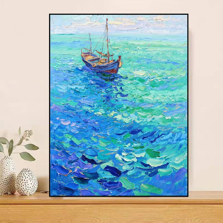 Maritimes Seeland Leinwandkunst Karnz