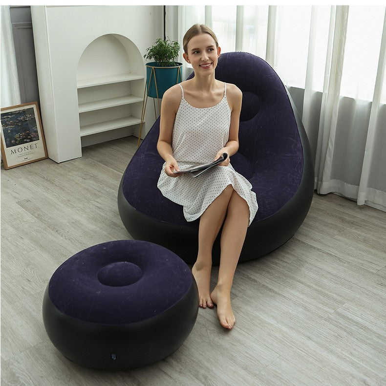 Damen Aufblasbares Komfort-Sofa mit ergonomischer Rückenlehne Karnz