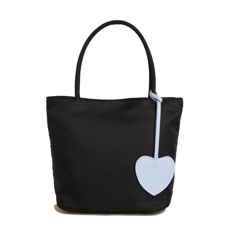 WoStylish Herz-geschmückte Alltags-Tote-Tasche Karnz