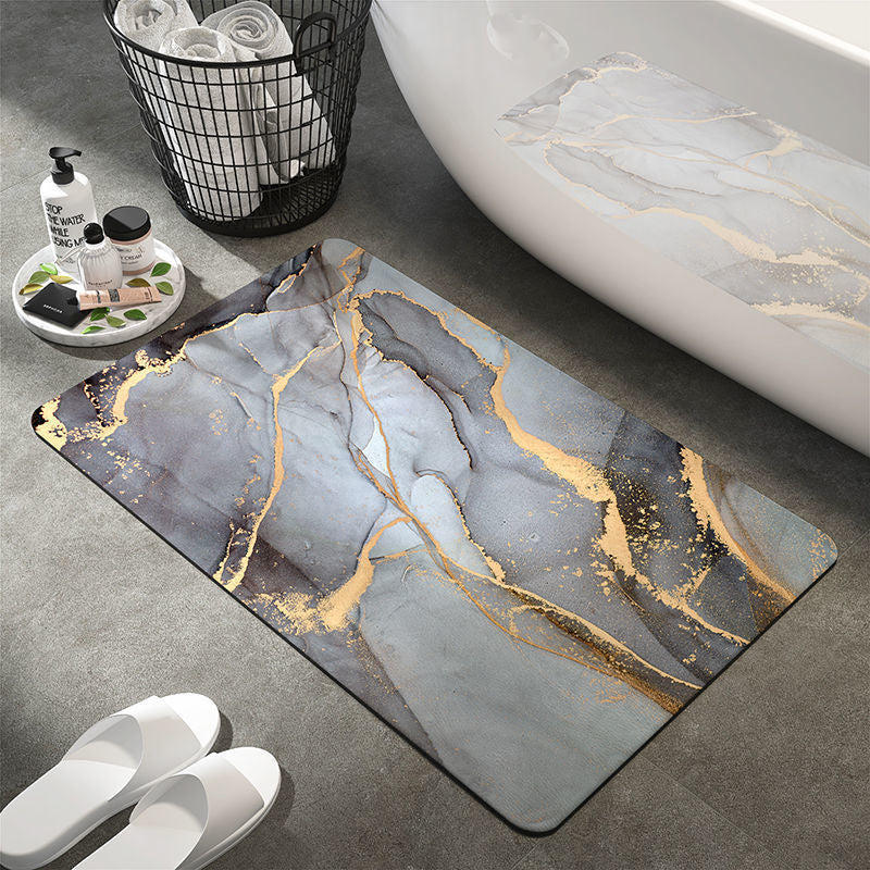 Künstlerische abstrakte Badematte