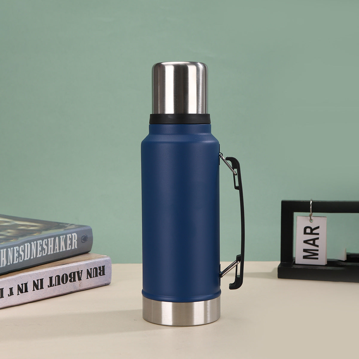 Unisex Isolierte Edelstahl-Wasserflasche mit Tragegriff Karnz