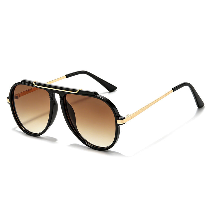 Stylische Gradient Shield Sonnenbrille Karnz