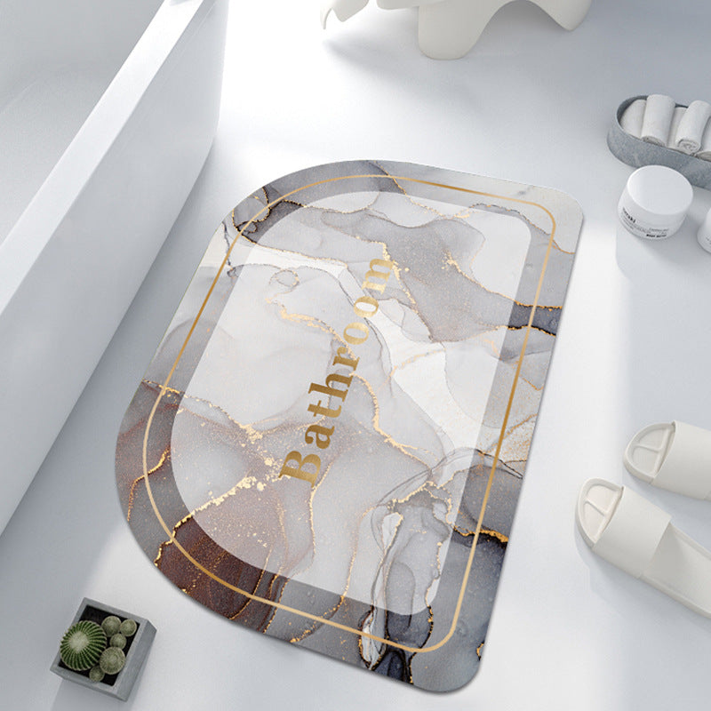 Luxuriöse Marmor Design Badematte