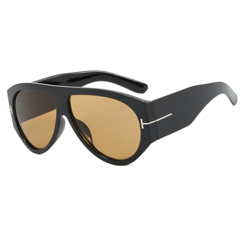 Damen modische oversized Sonnenbrille im Retro-Stil Karnz