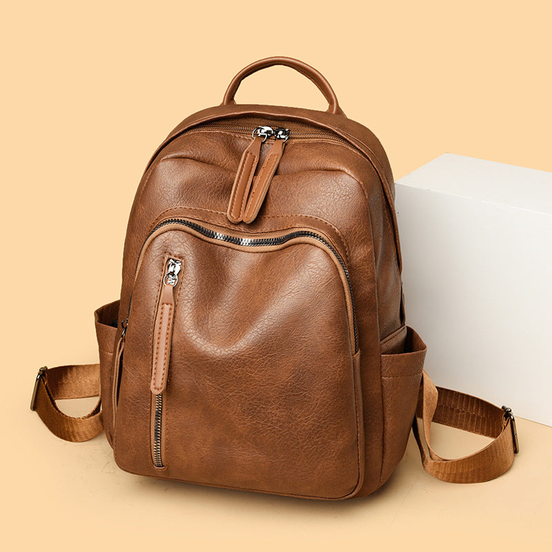 Vintage Leder Rucksack Karnz