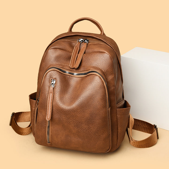 Vintage Leder Rucksack Karnz