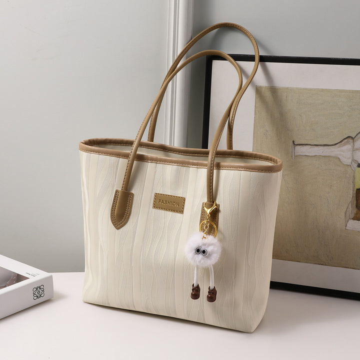 Texturiertes großes Tote Bag Karnz