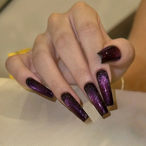 Glitzernde Ombre Nagelspitzen Karnz