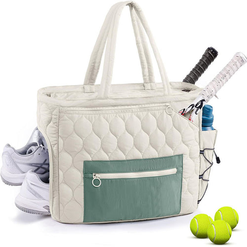 Quilted Multi-Compartment Sport Tote Bag Karnz