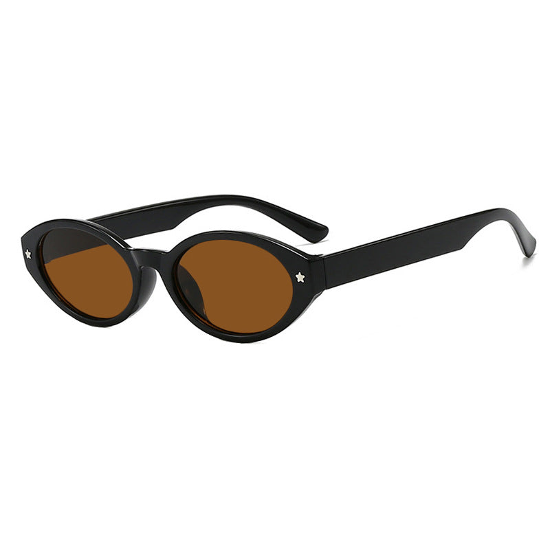 Damen Cat-Eye Sonnenbrille mit elegantem Tragetaschen-Design Karnz