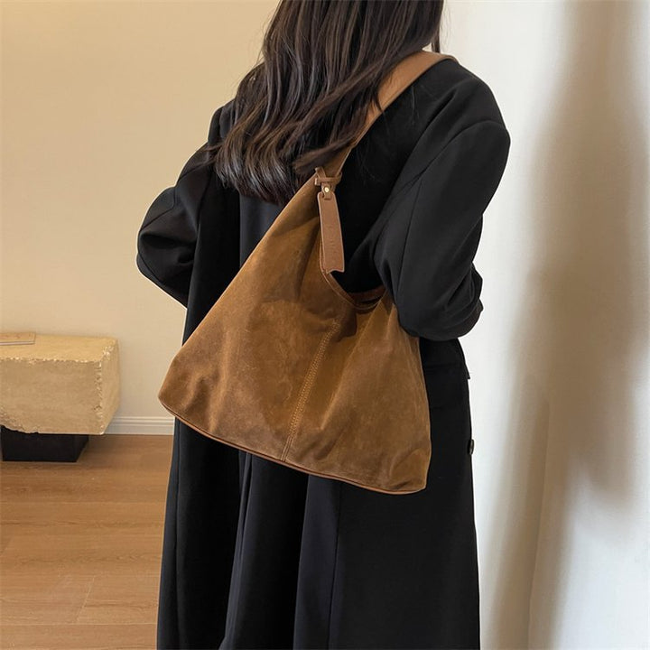 Wildleder Slouchy Schultertasche