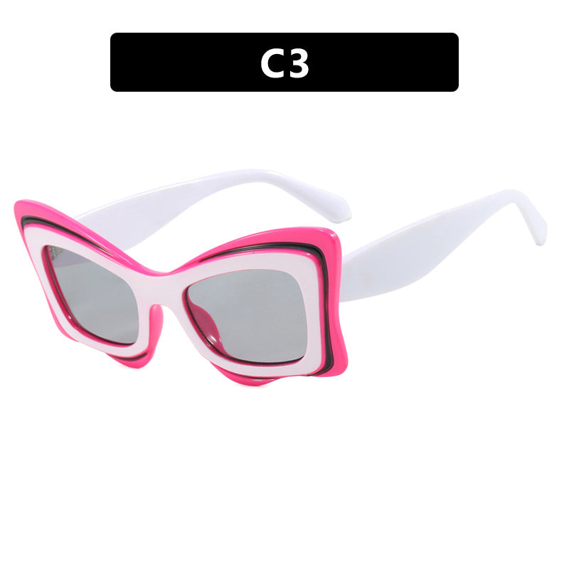 Damen oversized Sonnenbrille im extravaganten Design Karnz
