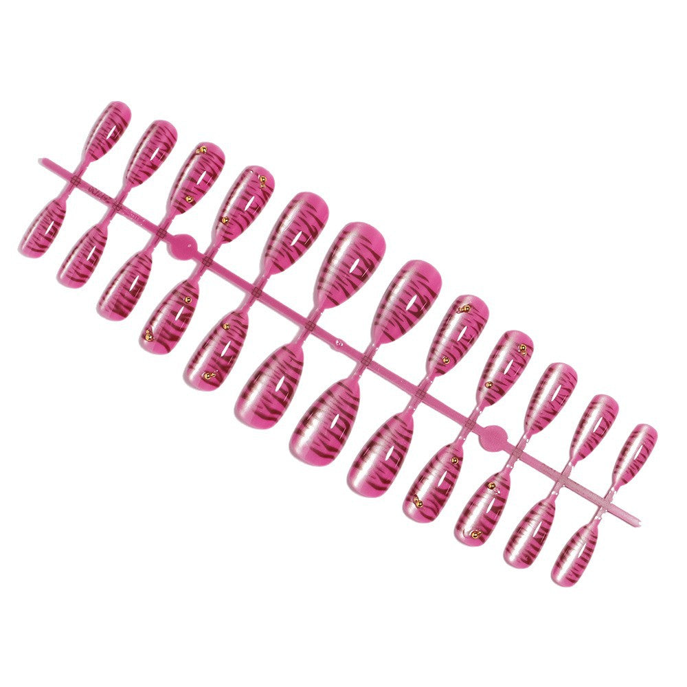 Künstlerisches Press-On-Nagelkunst-Set Karnz