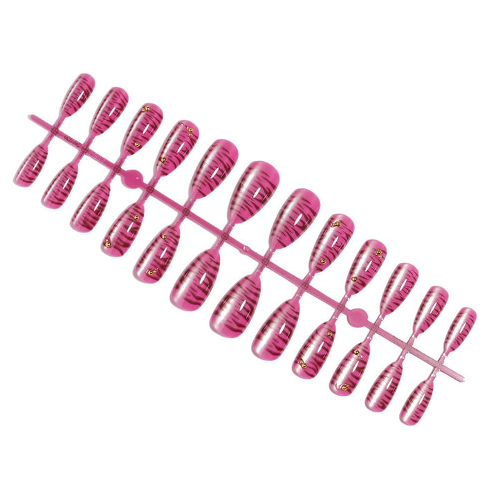 Künstlerisches Press-On-Nagelkunst-Set Karnz