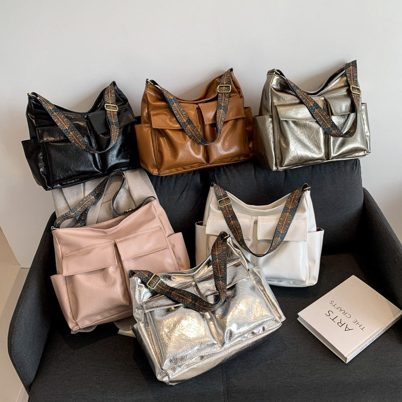 Chice metallische Handtasche Karnz