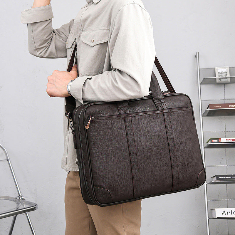 Professionelle Leder Aktentasche Karnz