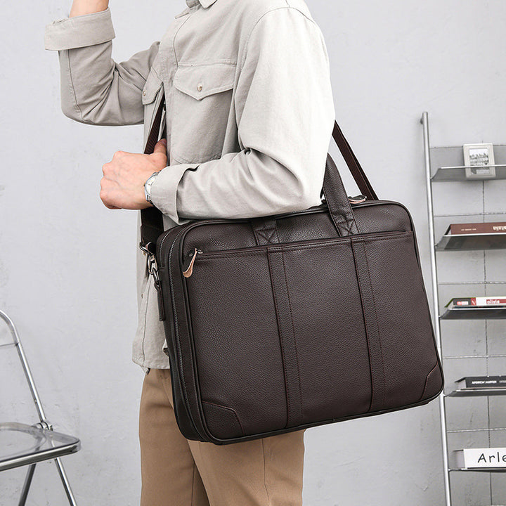 Professionelle Leder Aktentasche Karnz