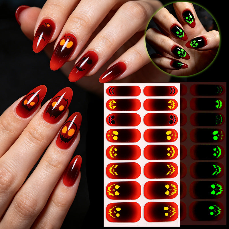 Halloween-Themen Nail Wraps