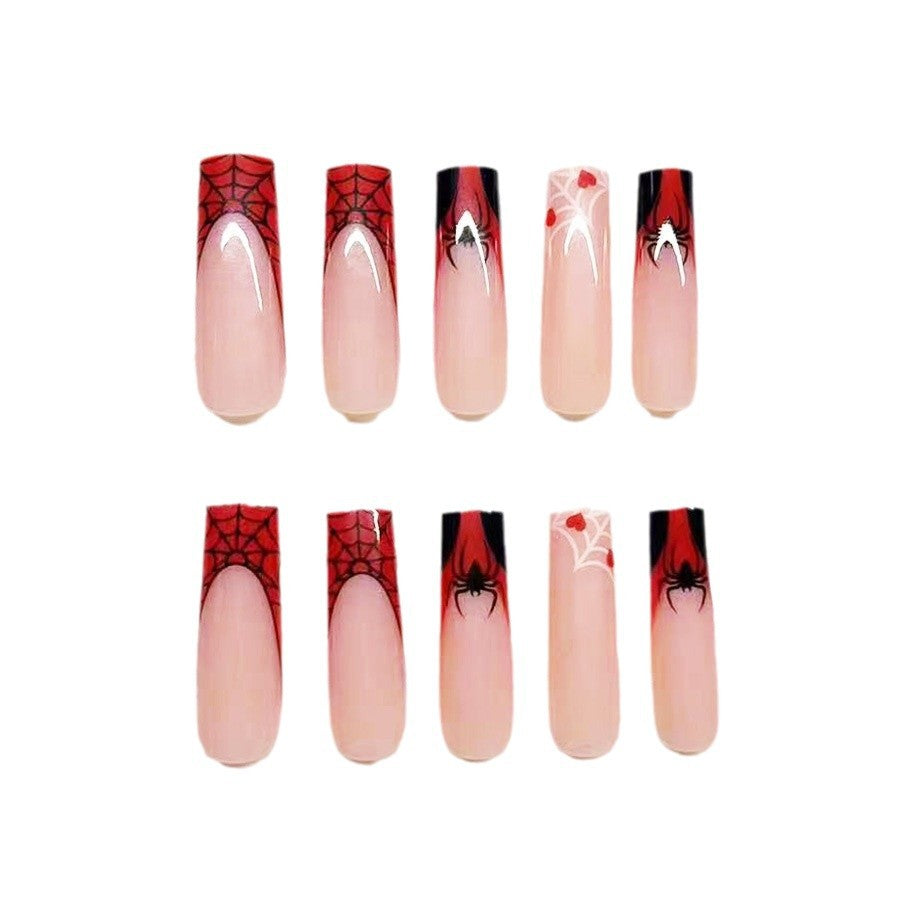 Themen-Spinnennetz-Nagelkunst-Verlängerungen Karnz