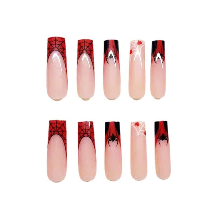 Themen-Spinnennetz-Nagelkunst-Verlängerungen Karnz