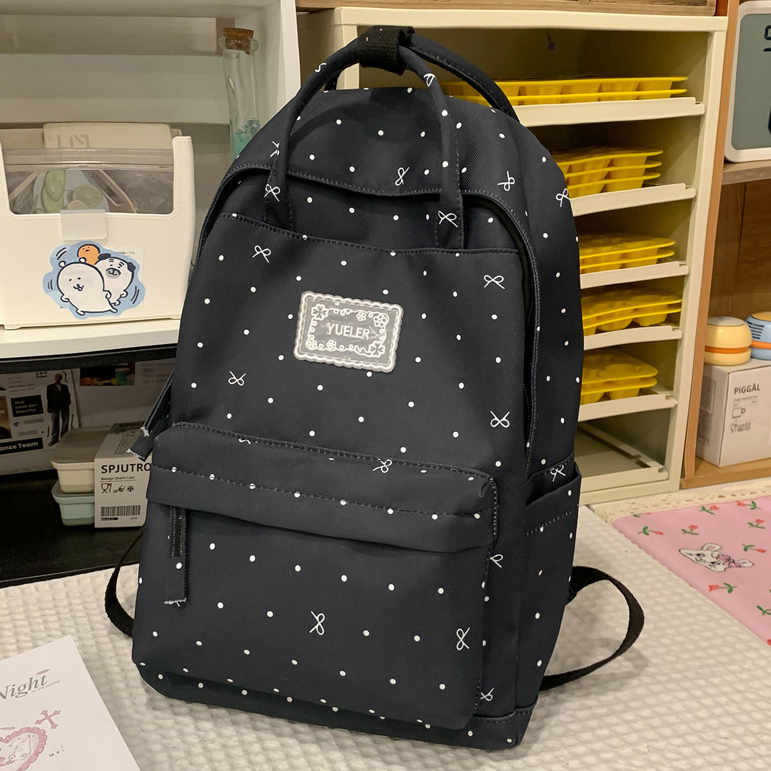 Stylischer gepunkteter Rucksack Karnz