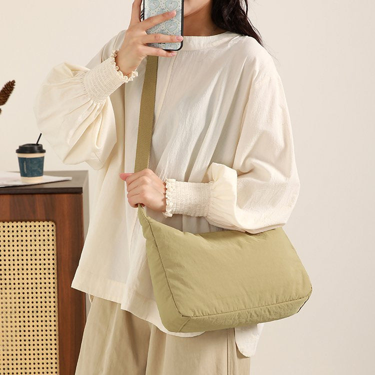 WoStylish Weich-strukturierte Schultertasche
