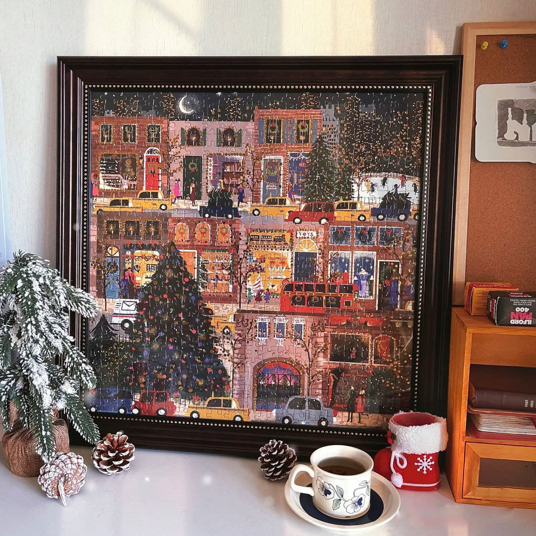 Künstlerischer Puzzle Kunstrahmen für die Heimdekoration