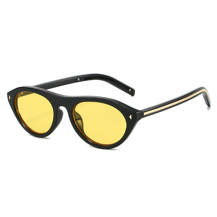 Retro-inspirierte geometrische Sonnenbrille Karnz